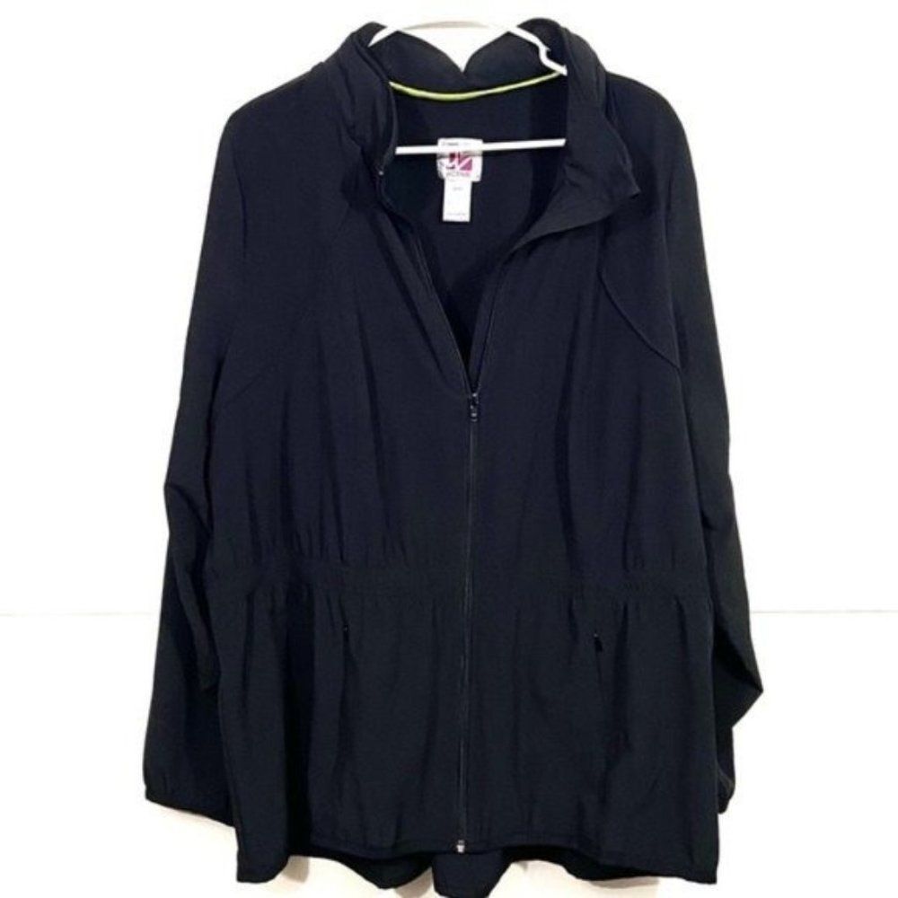 Lane Bryant Plus Size Athletic Windbreaker Jacket